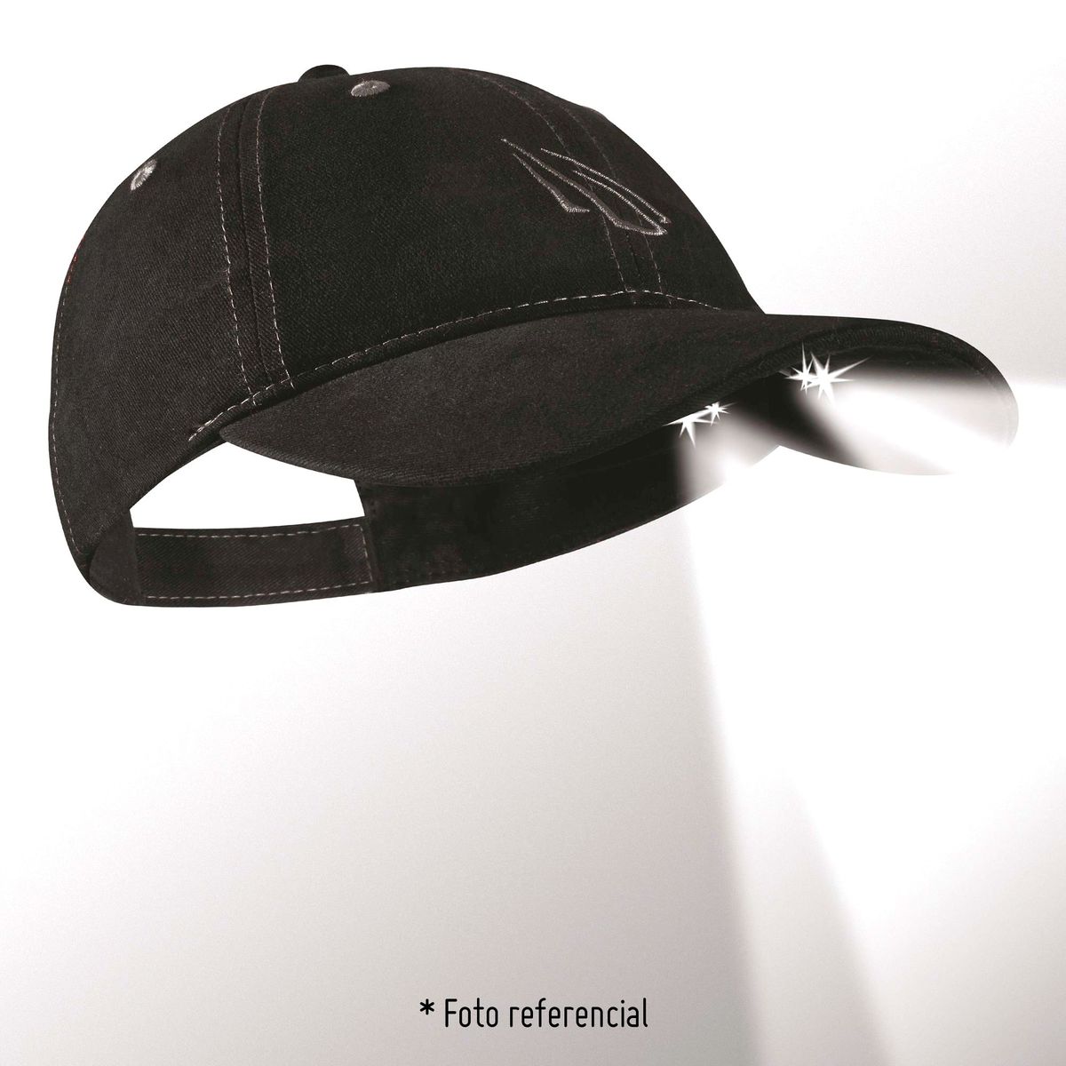 POWERCAP - Gorro con Luz Led Verde Olive