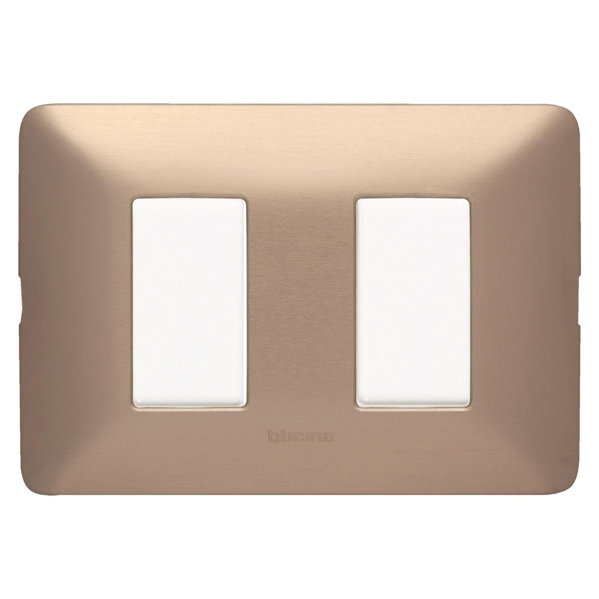 BTICINO - Interruptor Doble Bticino Matix Champagne