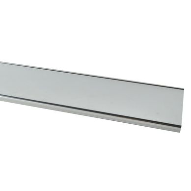 Zcalo Simple de Aluminio Brillante 240x7cm