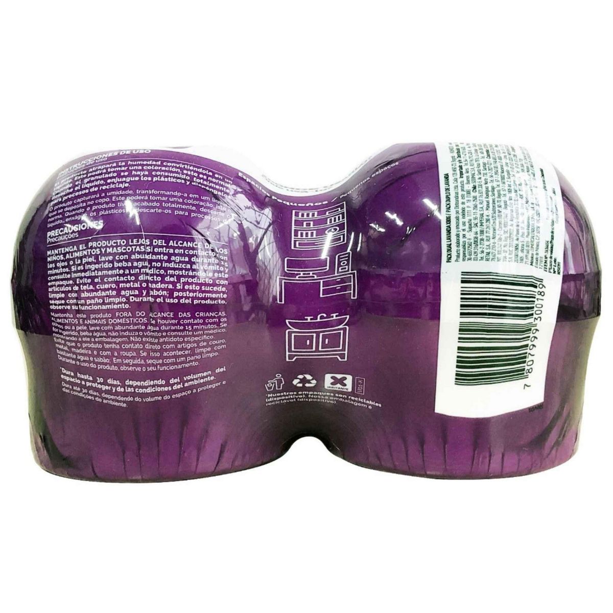 KLEINE WOLKE - Deshumecedor Lavanda 2 Unidades 80gr