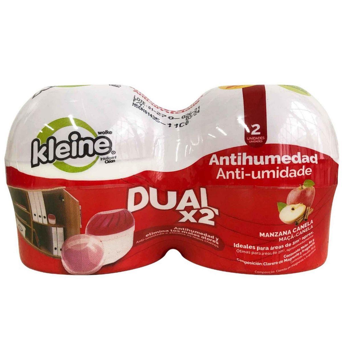 KLEINE WOLKE - Dehumecedor Canela 2 Unidades 80gr