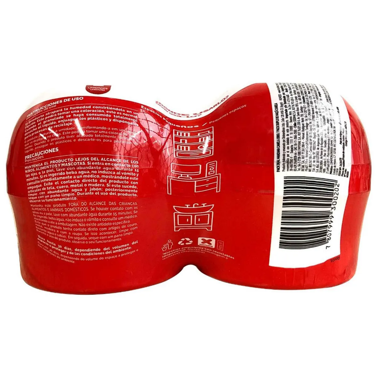 KLEINE WOLKE - Dehumecedor Canela 2 Unidades 80gr