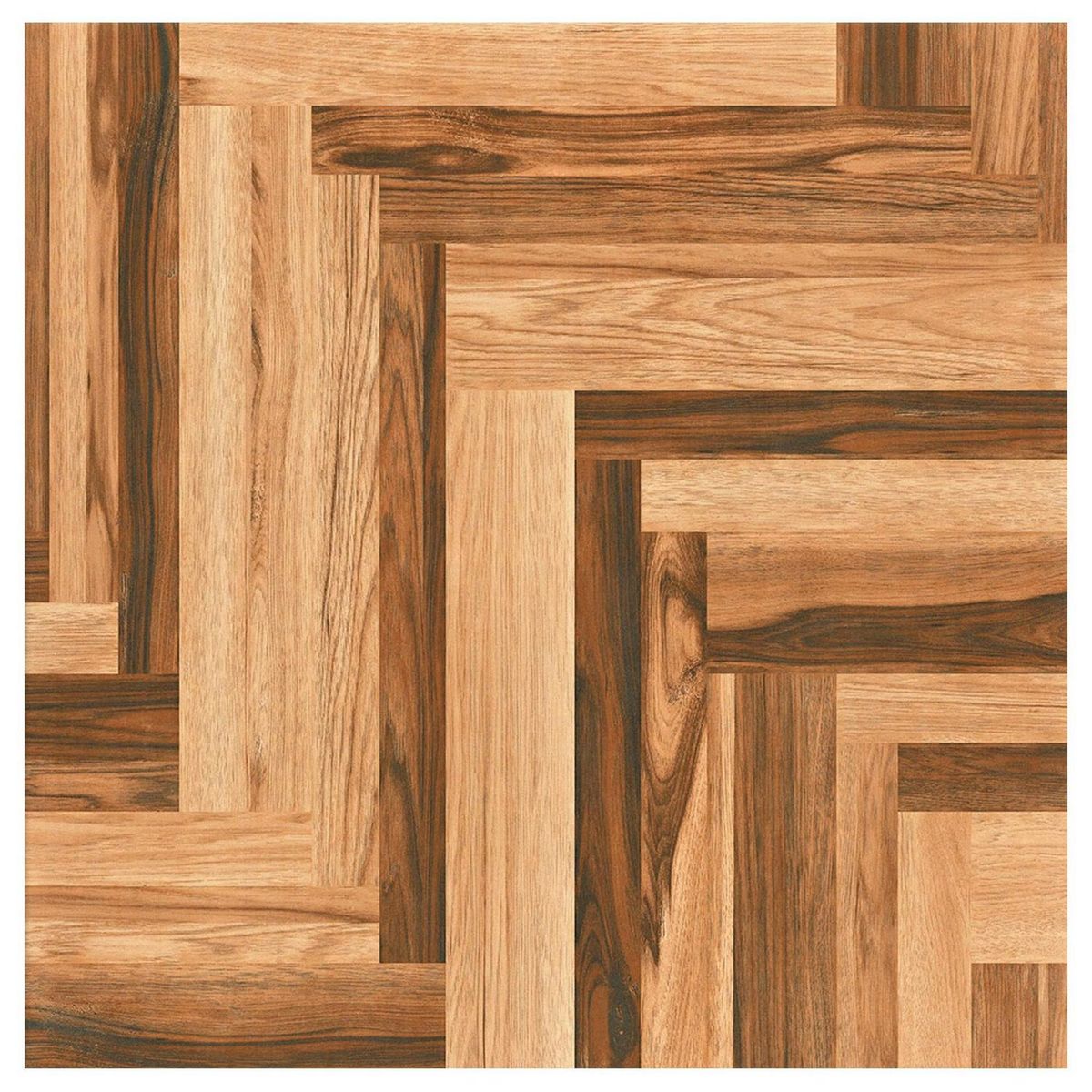 HOLZTEK - Gres Porcelanico Marrón Maderado 60x60cm 1.44m2