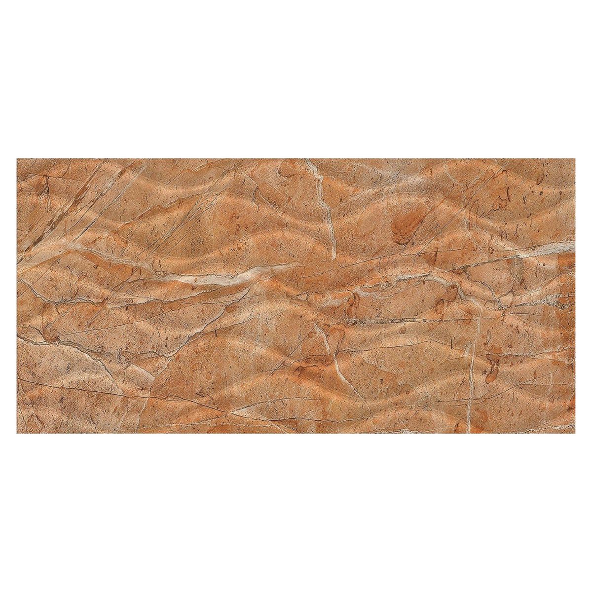 HOLZTEK - Cerámica Marrón Marmolizado 30x60 cm para piso