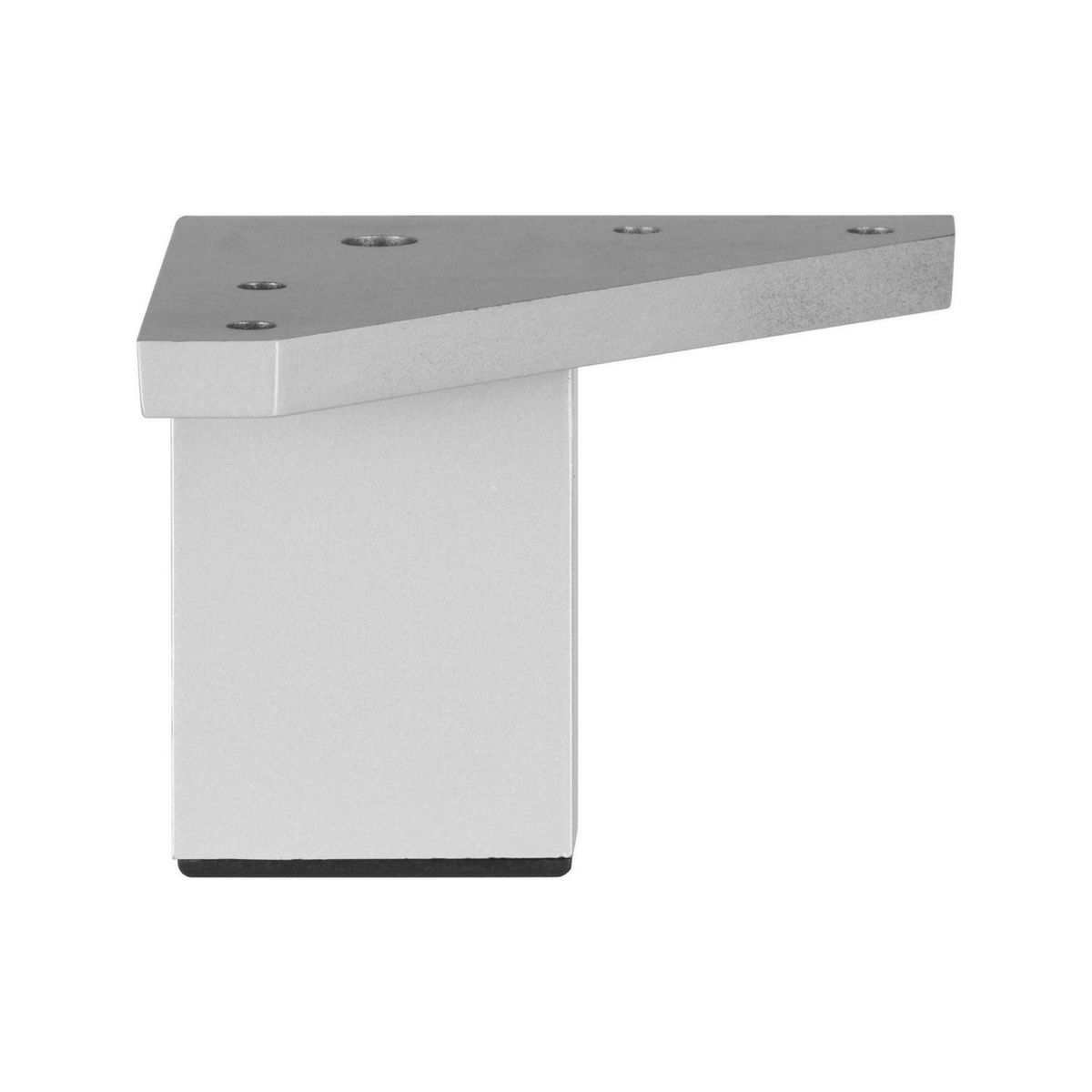 FIXSER - Patas para Muebles Cuadrada ABS 40x60 mm de Aluminio