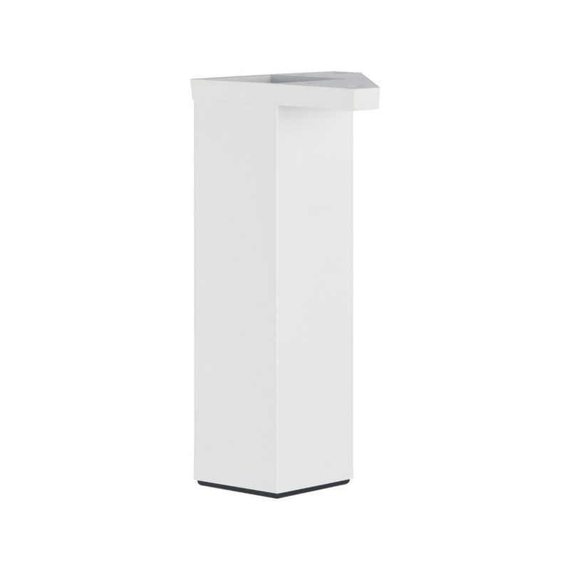 FIXSER - Patas para Muebles Cuadrada ABS Blanco 40x150 mm