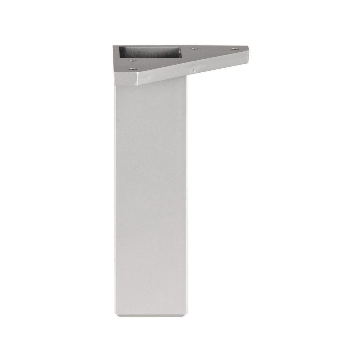 FIXSER - Patas para Muebles Cuadrada ABS de Aluminio 40x150 mm