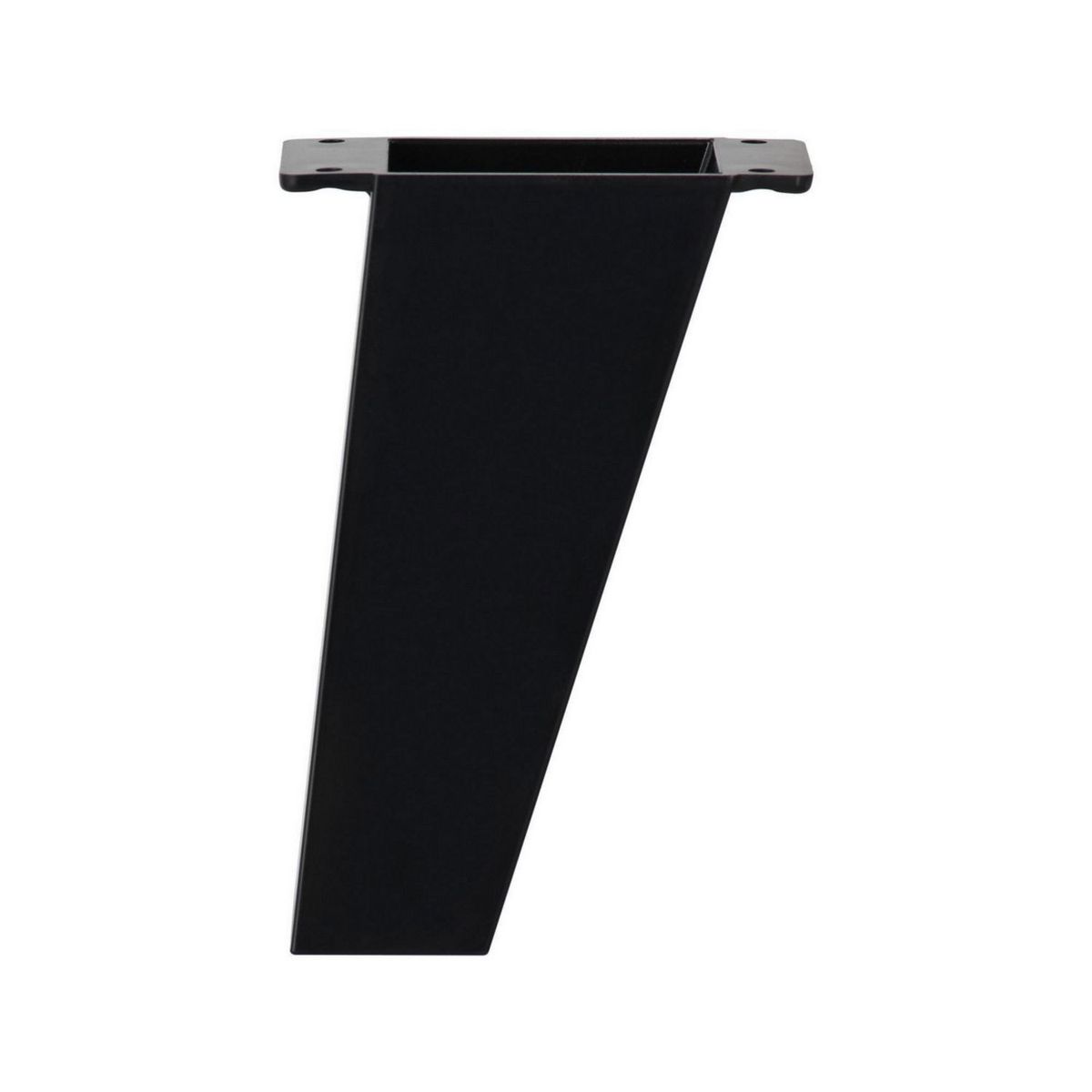 FIXSER - Patas para Muebles inclinada ABS 120 mm Negro