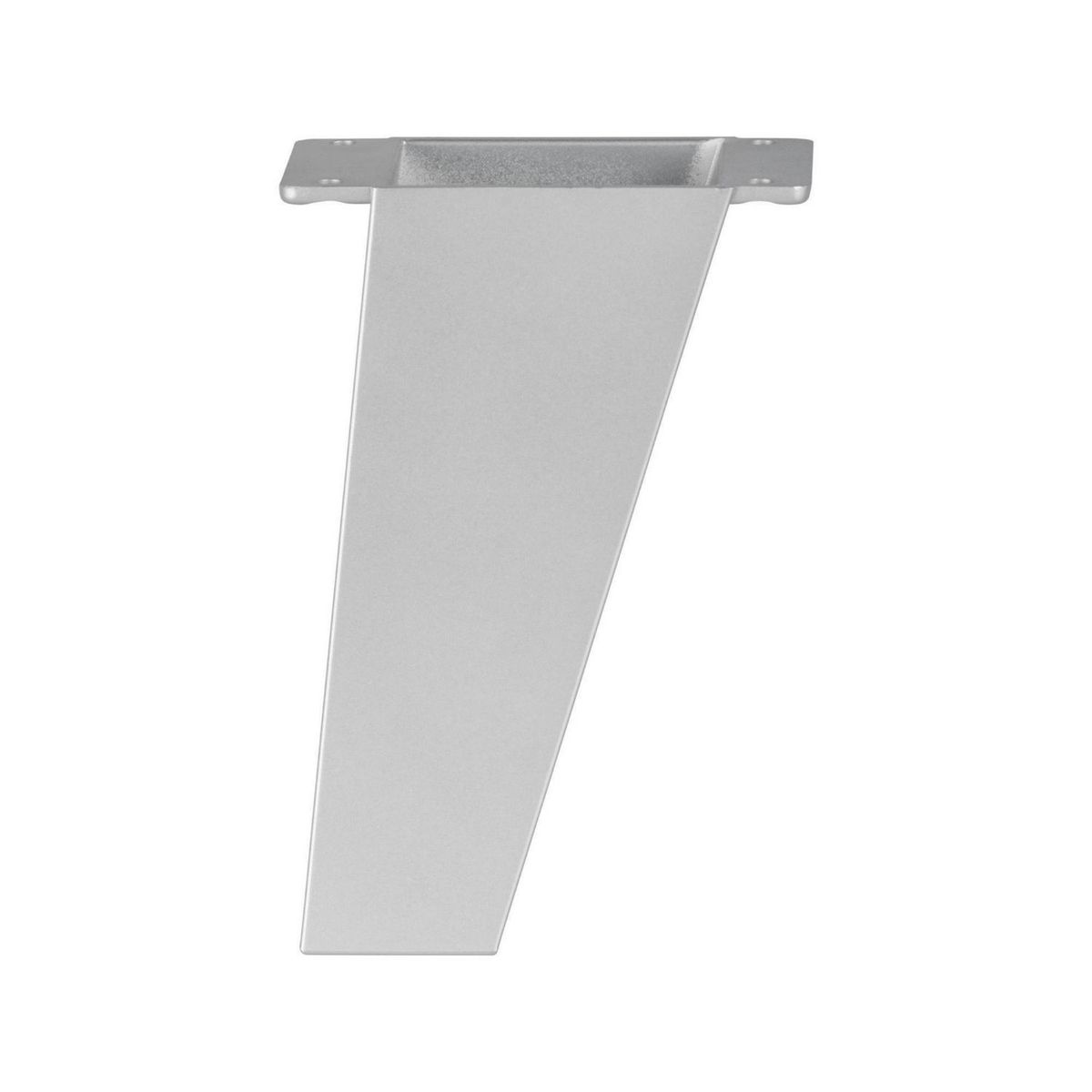 FIXSER - Patas para Muebles inclinada ABS de Aluminio 120 mm