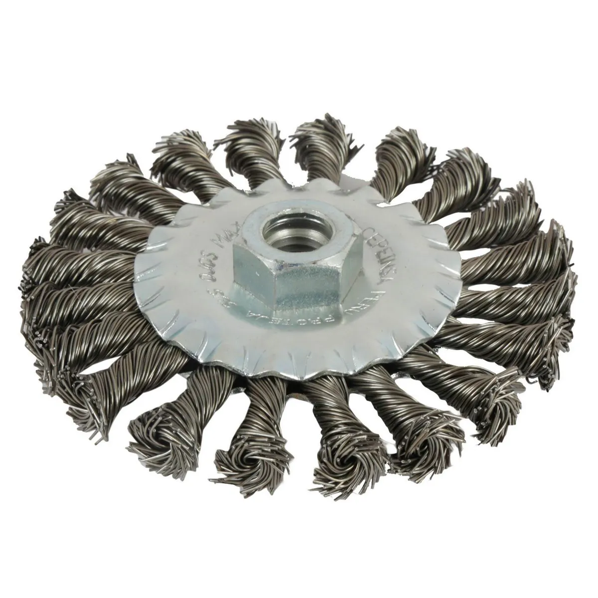  - Cepillo circular de alambre trenzado 4 1/2"