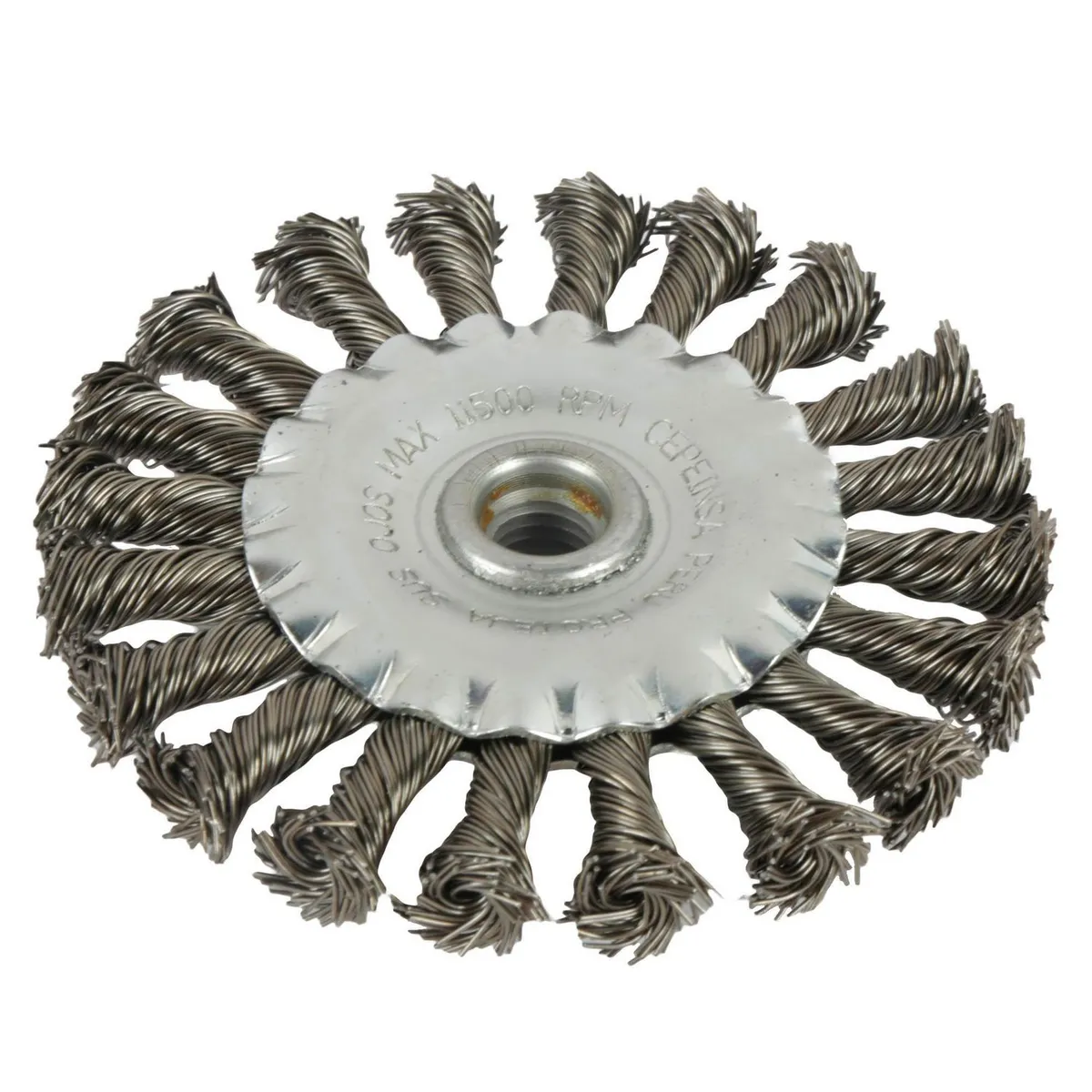  - Cepillo circular de alambre trenzado 4 1/2"