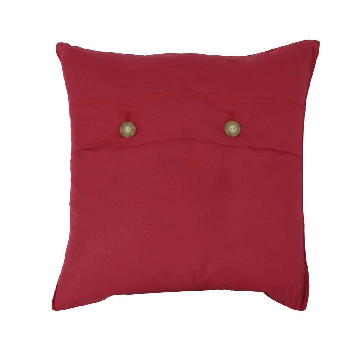 JUST HOME COLLECTION - Funda Cojín Fashion Vino 150 Hilos 40x40cm