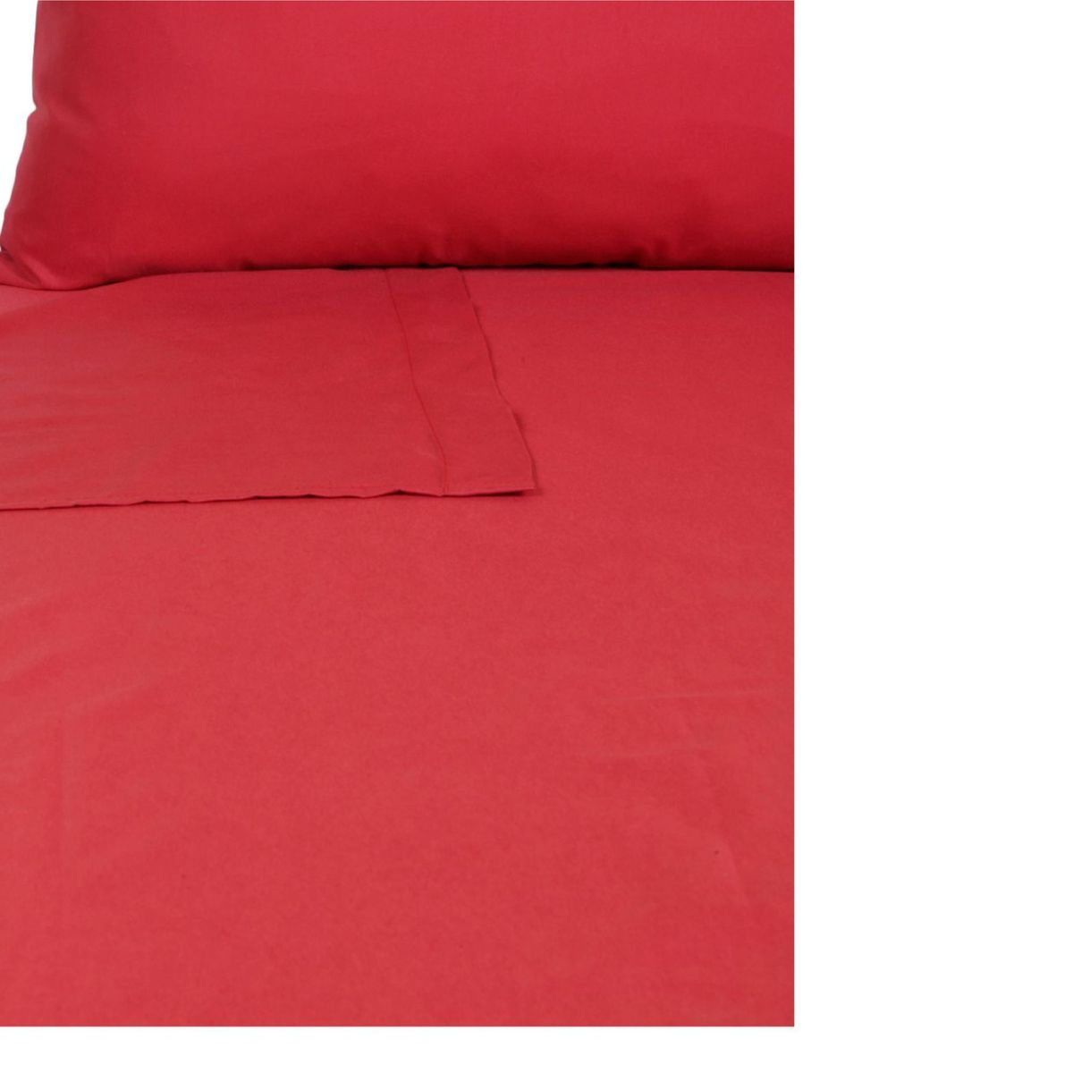 JUST HOME COLLECTION - Juego de Sábanas Fashion 1.5 Plazas 150 Hilos Vino