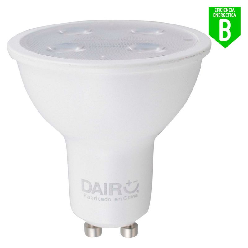 DAIRU - Focos LED Dicroicos 5.8W Gu10 Luz Blanca
