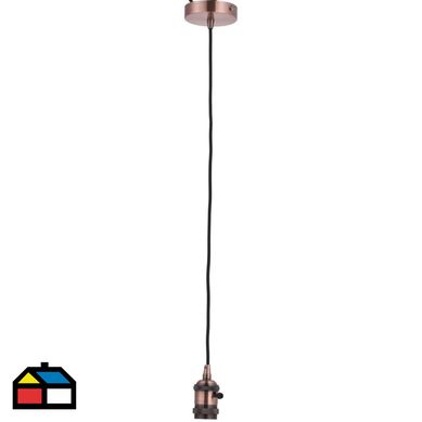 Lmpara Colgante Metal 1L E27 Cobre