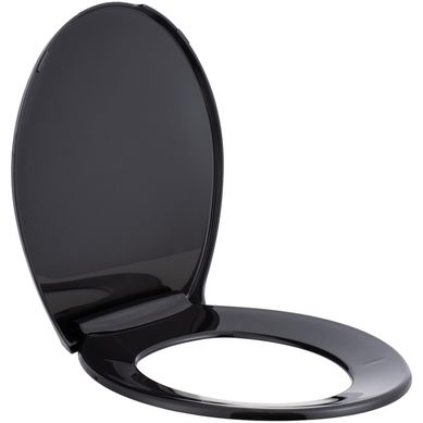 Asiento Tapa Inodoro Comodor Redondo Negro