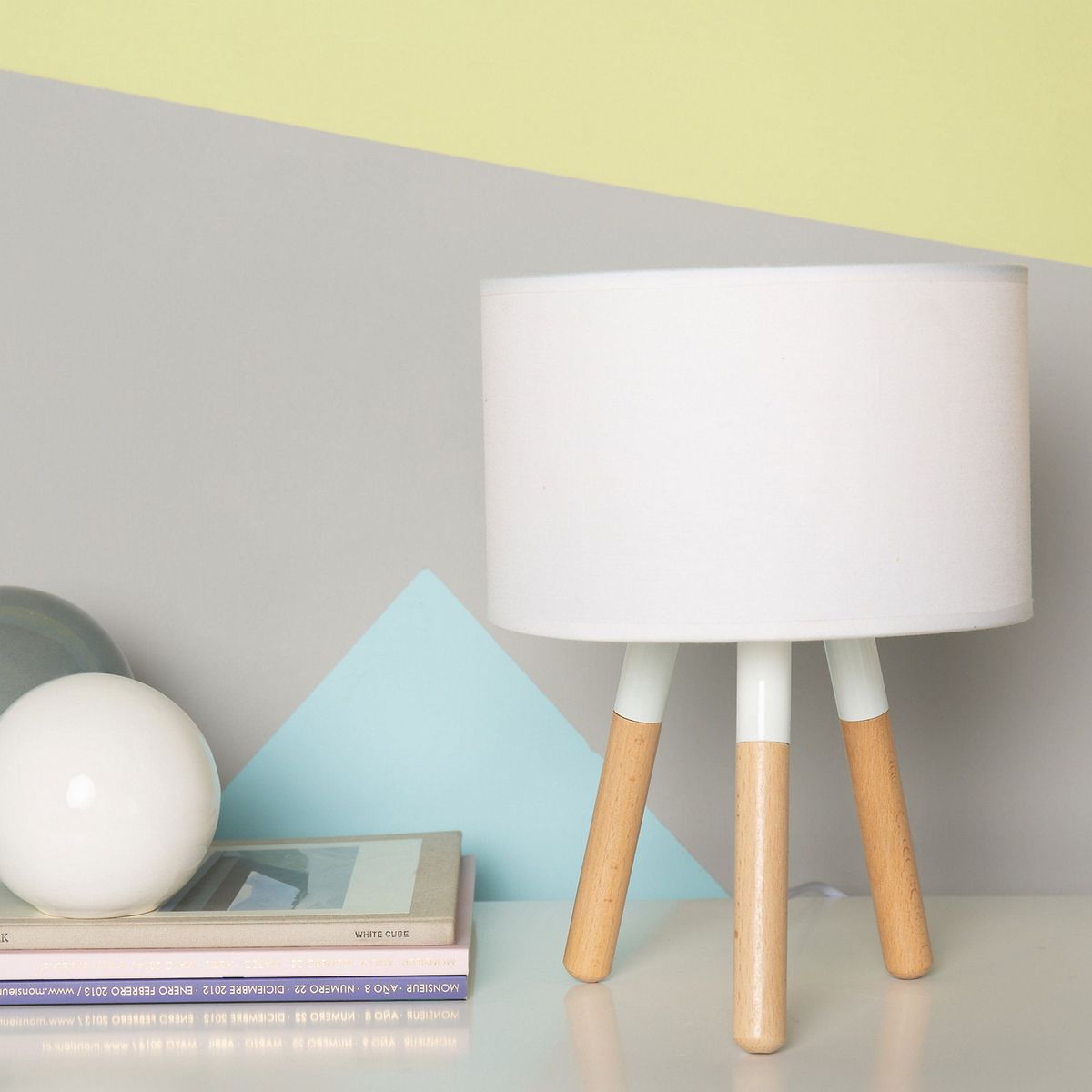 JUST HOME COLLECTION - Lámpara de mesa Switch 1 luz E14 blanco