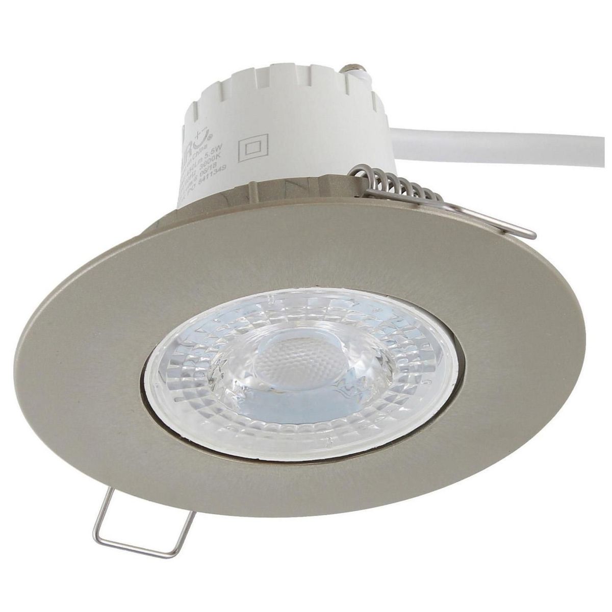 DAIRU - Spot Led Empotrable Circular 5.5W Luz Cálida Satinado