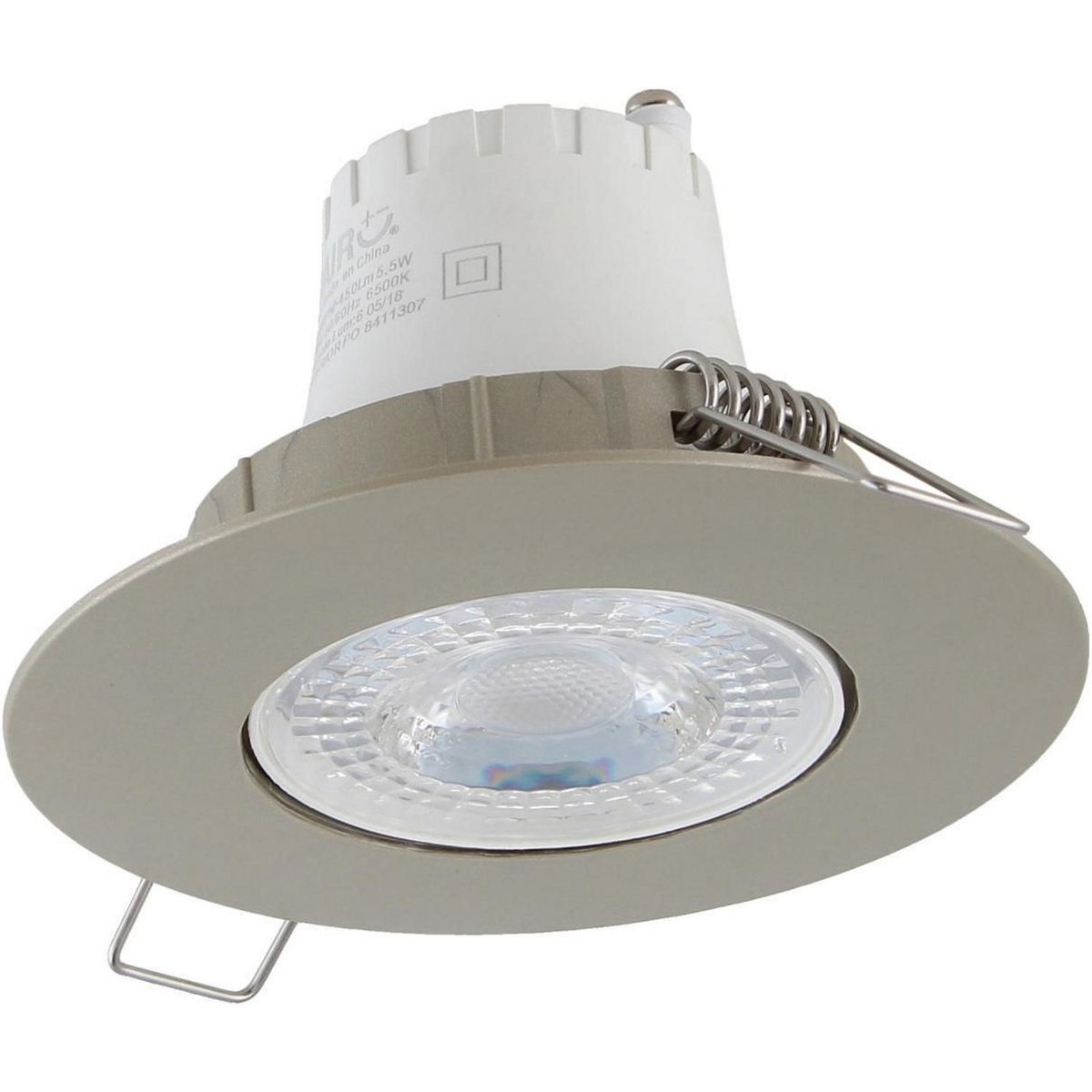 DAIRU - Spot Led Empotrable Circular 5.5W Luz Fría Satinado