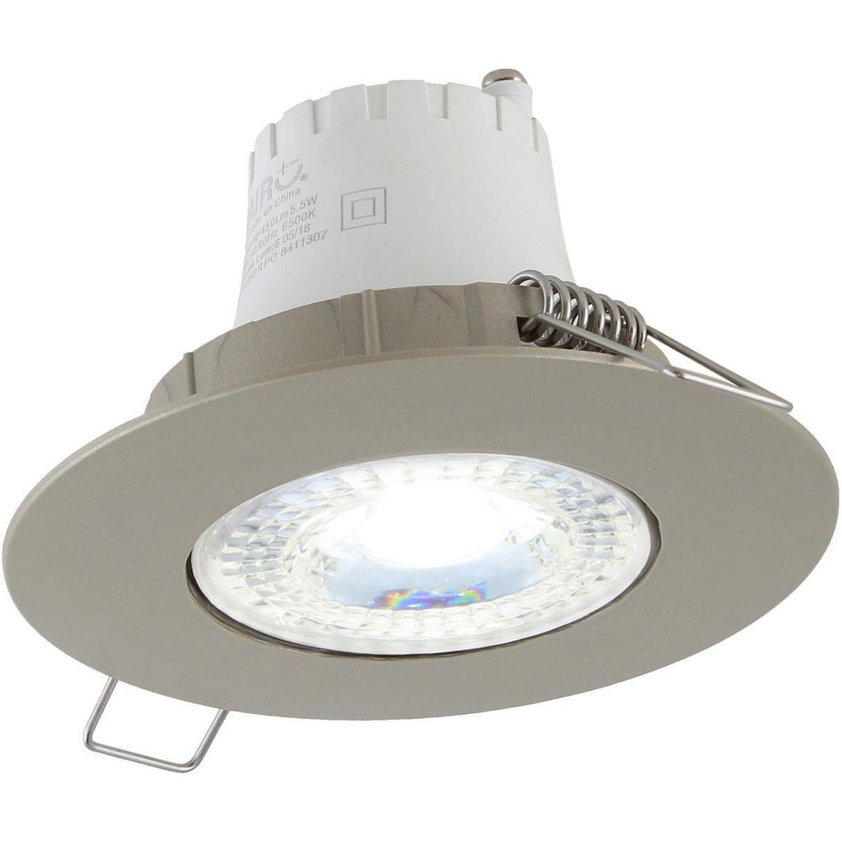 DAIRU - Spot Led Empotrable Circular 5.5W Luz Fría Satinado