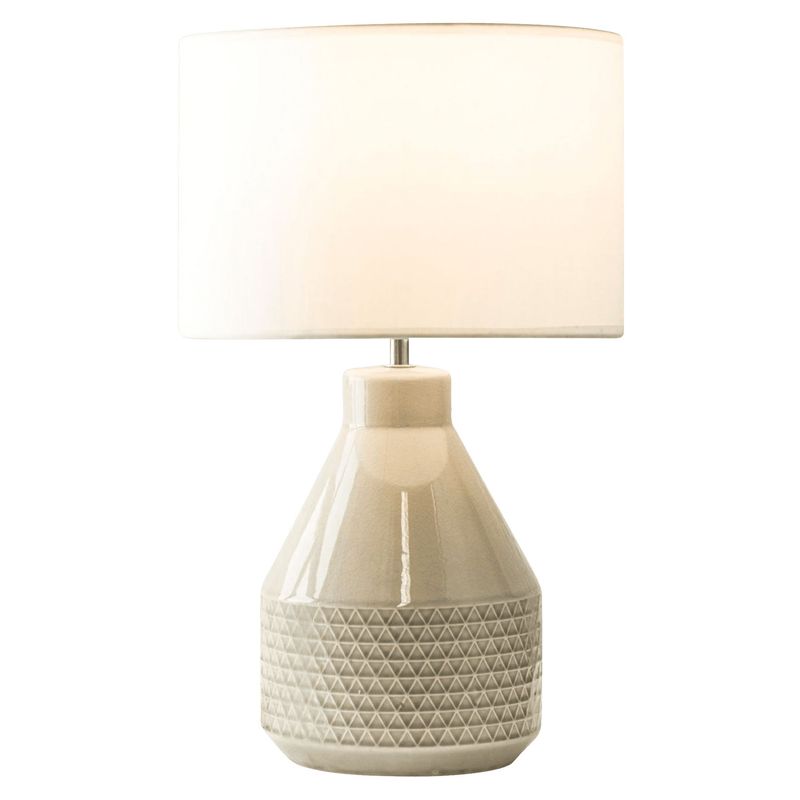 JUST HOME COLLECTION - Lámpara de Mesa Ordu 1L E27 Beige