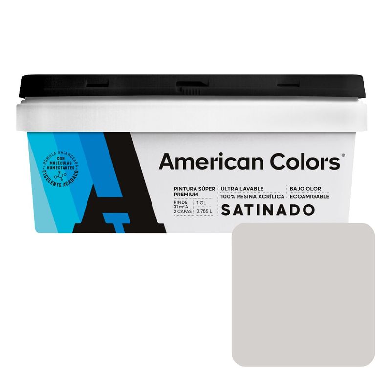 AMERICAN COLORS - VP AMERICAN SATI GRIS CLAS 4LT