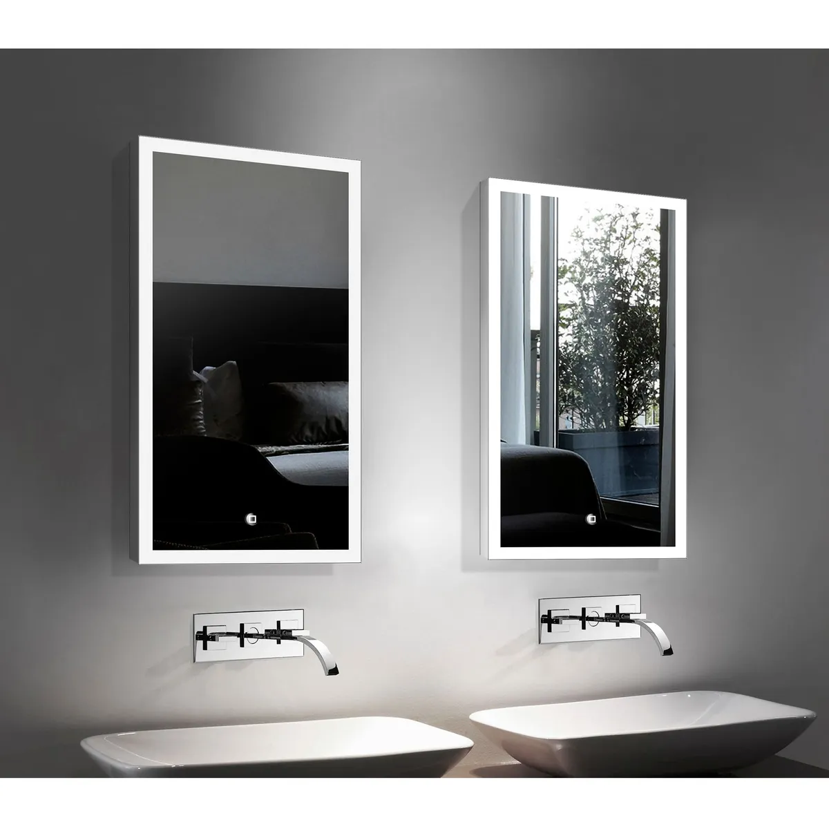  - Espejo con Luz Led Florence 90 x 50 cm