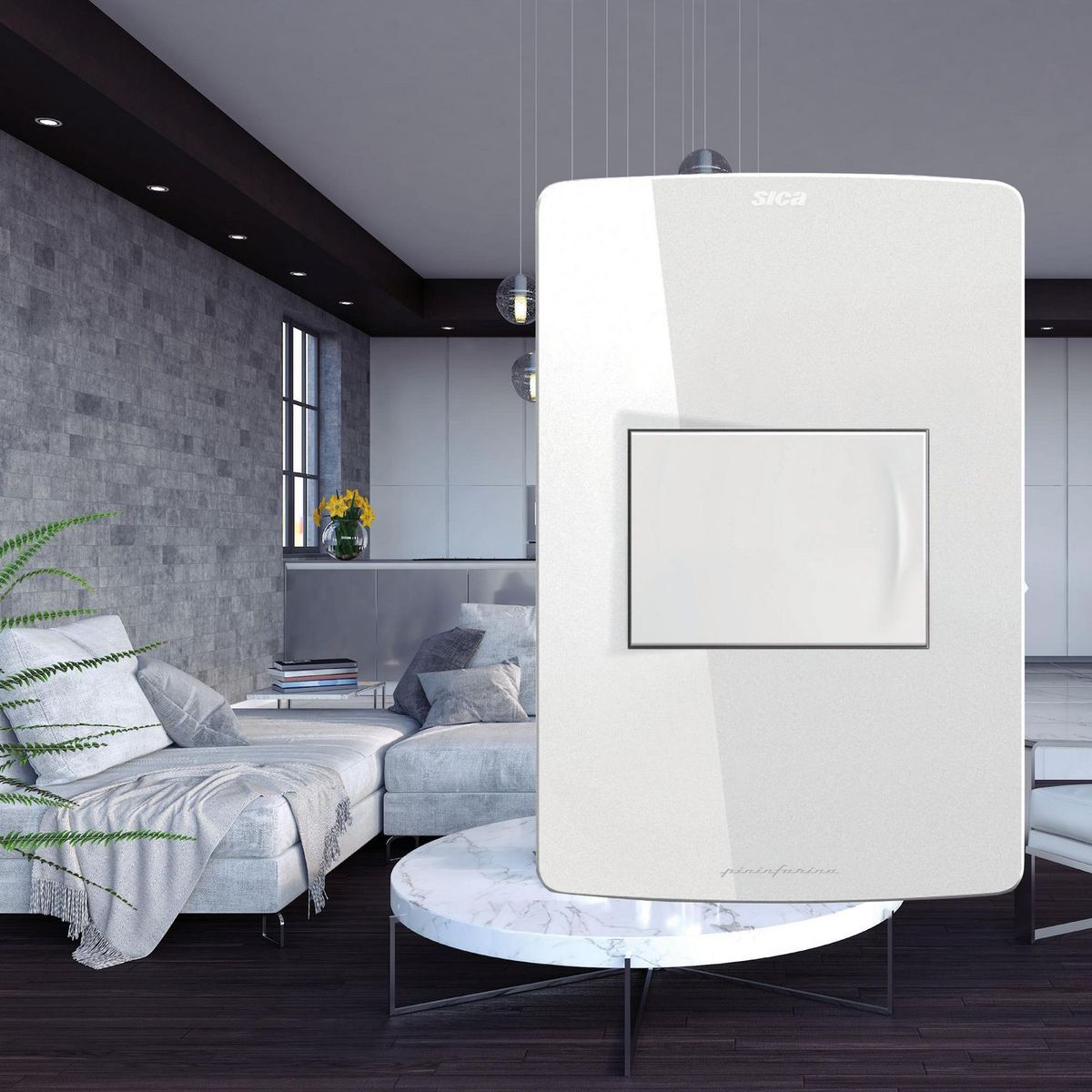 SILIGHT - Pulsador Silight Blanco