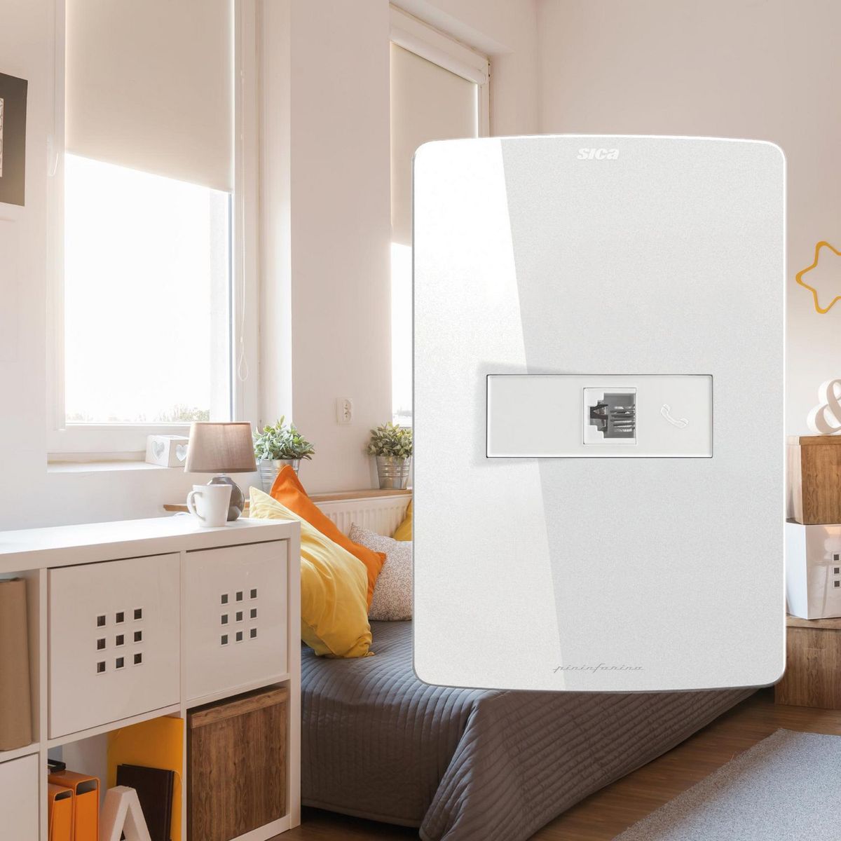 SILIGHT - Toma Telefonica Silight Blanco