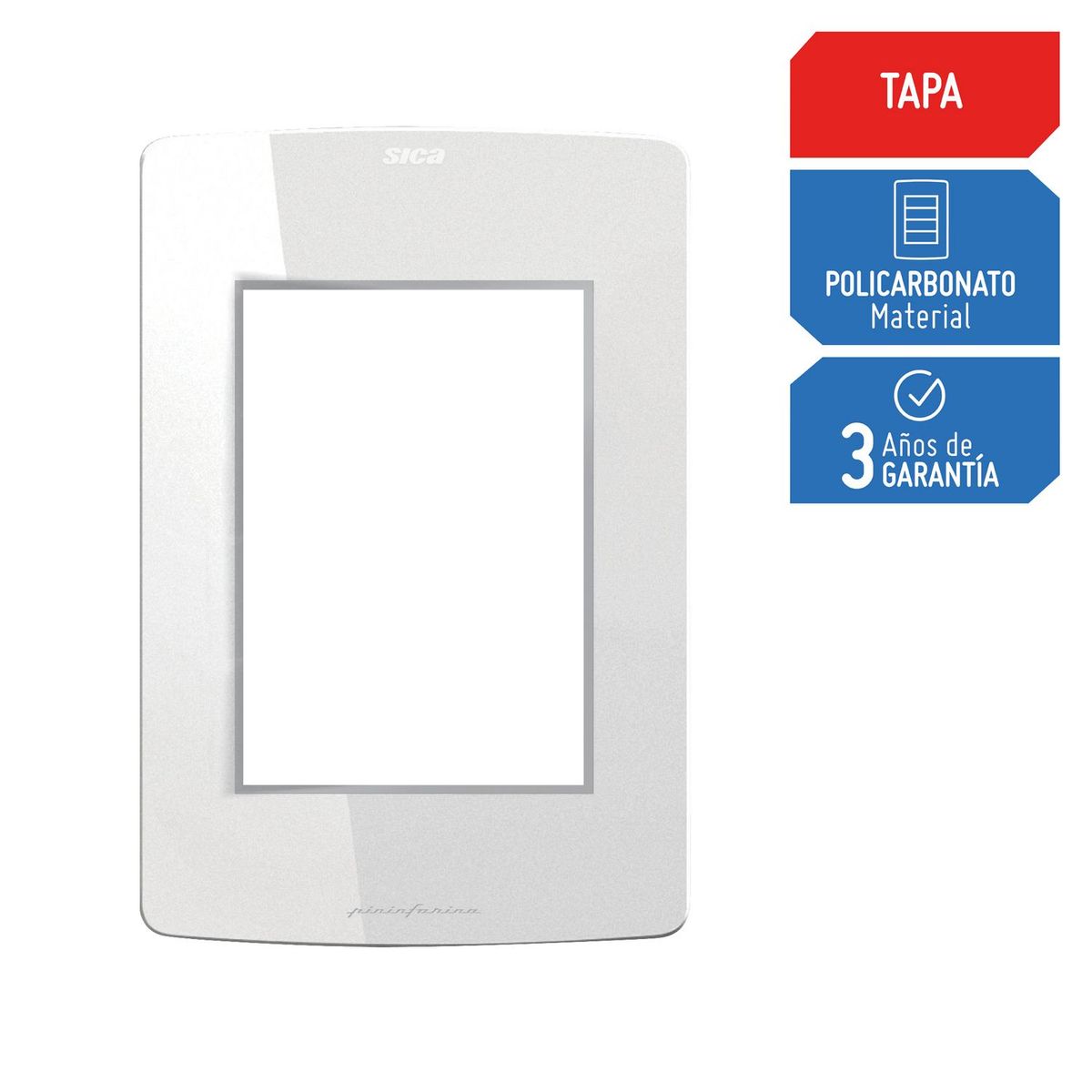 SILIGHT - Placa Ciega Silight Blanco