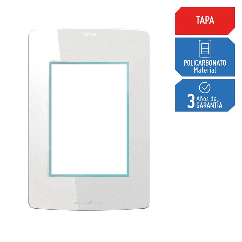 SILIGHT - Placa Ciega Silight Blanco