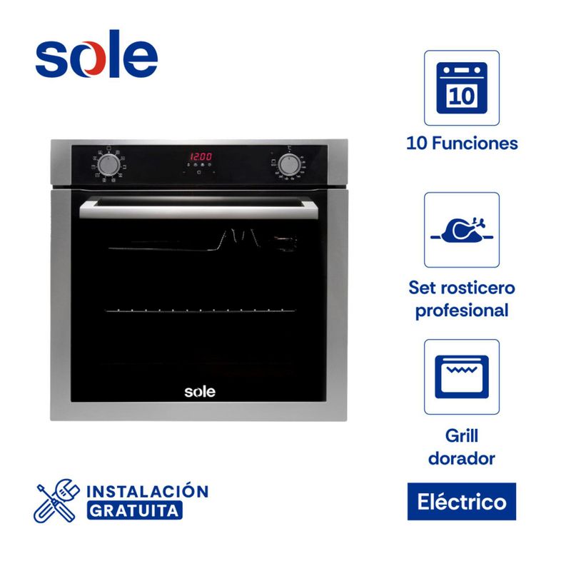 SOLE - Horno Empotrable Sole Premium 73L