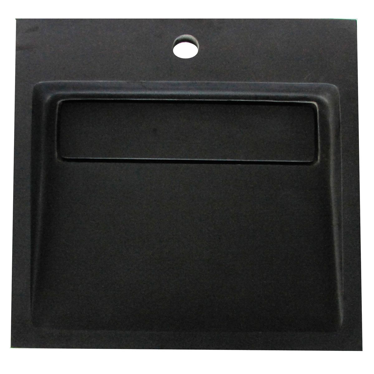 SENSI DACQUA - Lavamanos Cuadrado de Piedra Natural Gris 48 x 48 cm