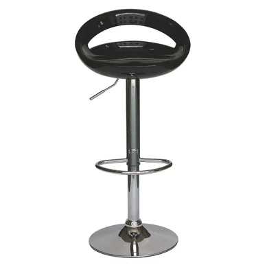 Silla Bar Media luna Negro