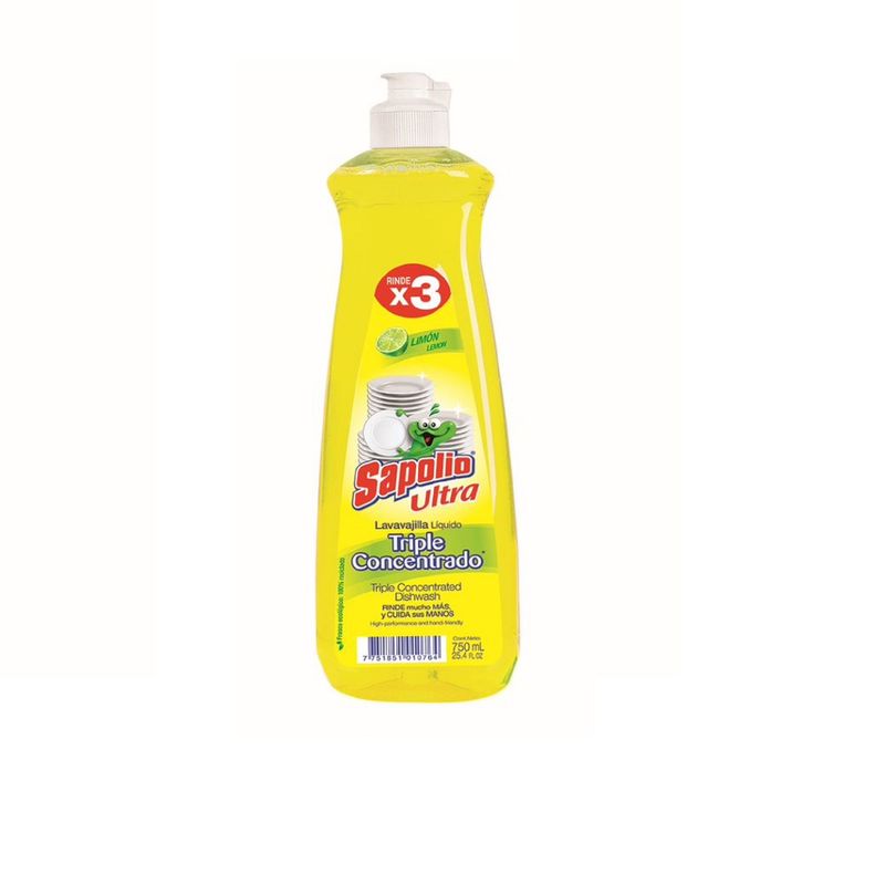 SAPOLIO - Lavavajillas Sapolio 0.75 Litros