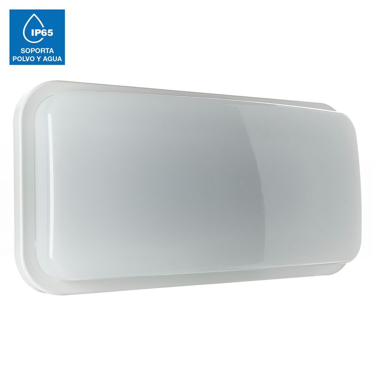 LIGHTECH - Aplique Exterior LED Rectangular 20W IP65 Blanco Luz Blanca