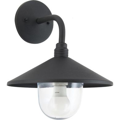 Farol de Muro Horten E27 Negro