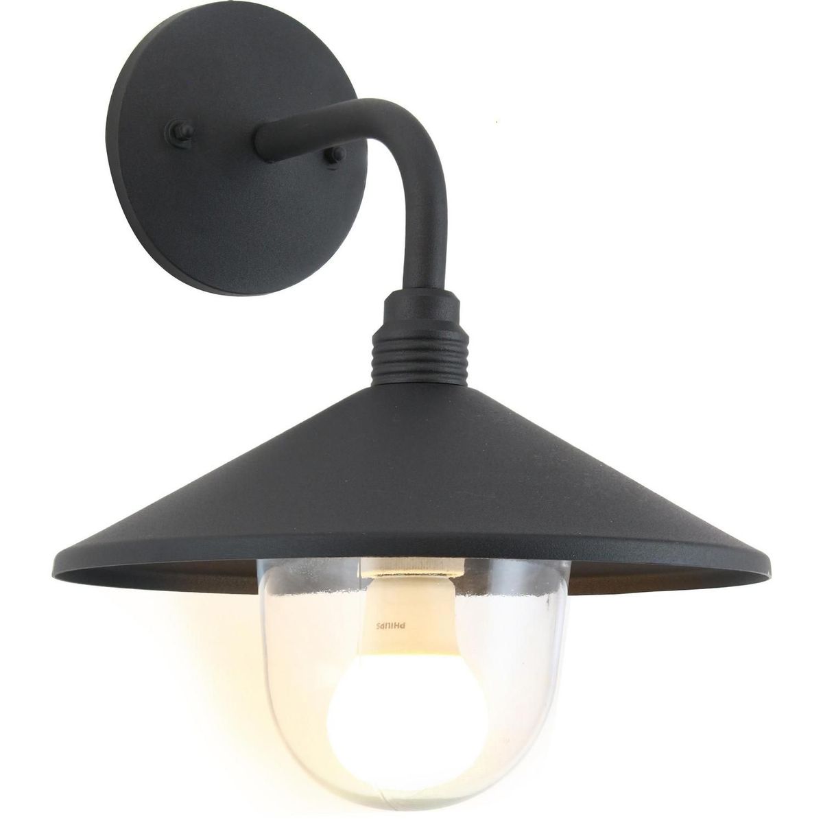 JUST HOME COLLECTION - Farol de Muro Horten E27 Negro