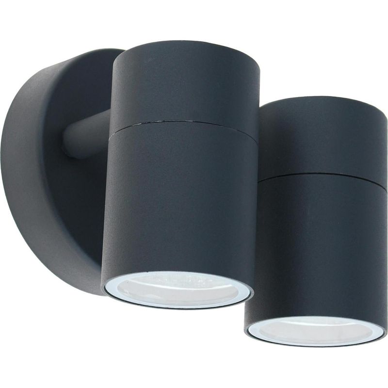 JUST HOME COLLECTION - Farol de Muro Led Seoul Doble 4W Negro