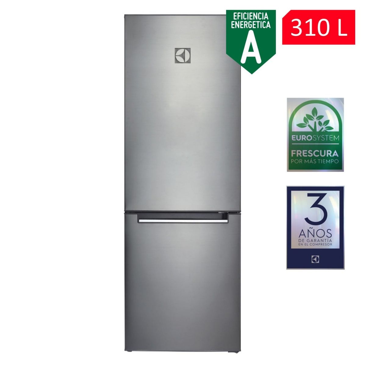 ELECTROLUX - Refrigeradora Electrolux Bottom Freezer 310 Litros ERT32G2KSQS
