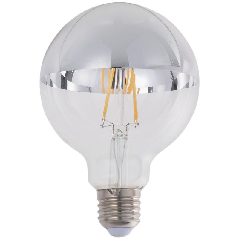 DAIRU - Foco Led Fil 6W G95 E27 Plata
