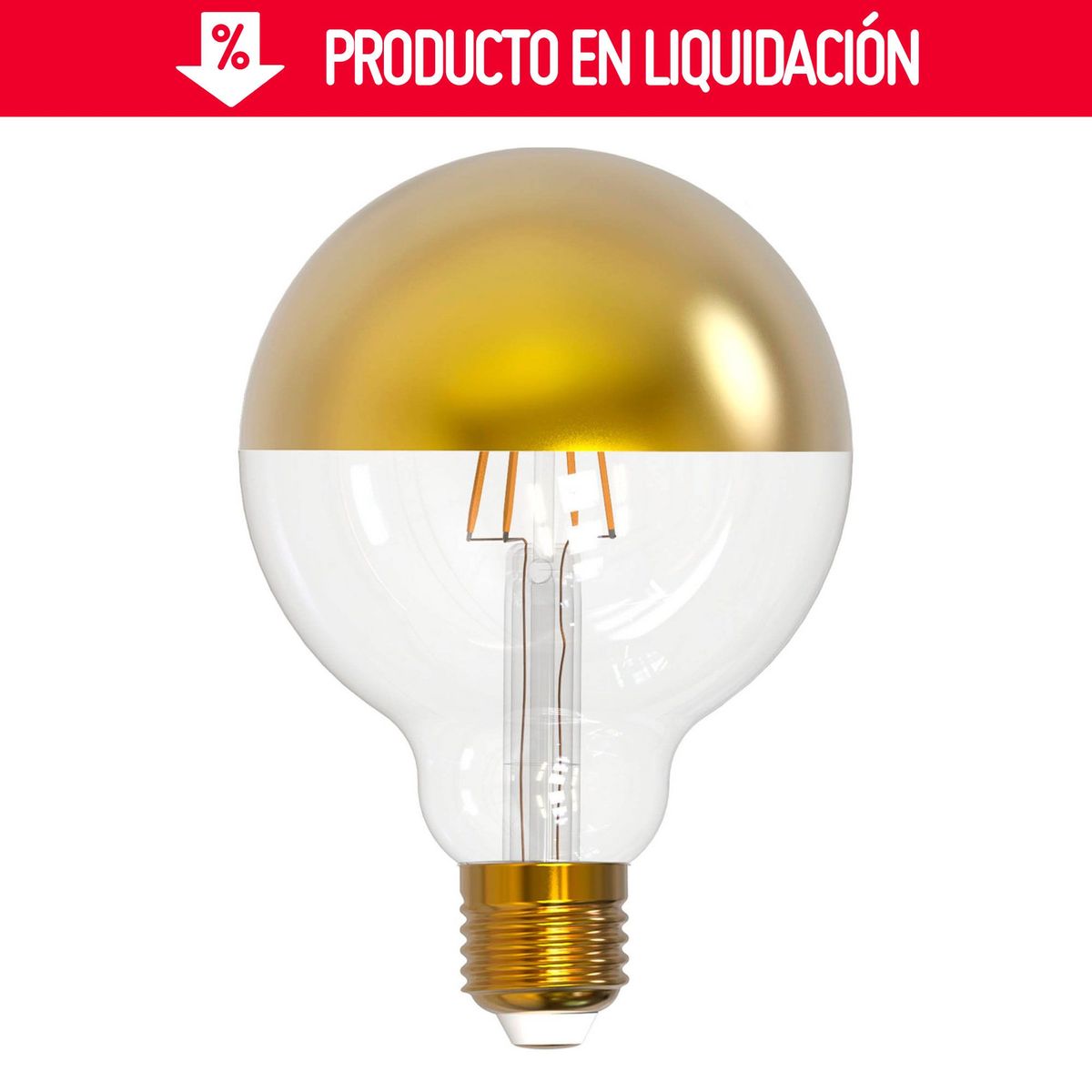 DAIRU - Foco Led de 6W E27 Dorado