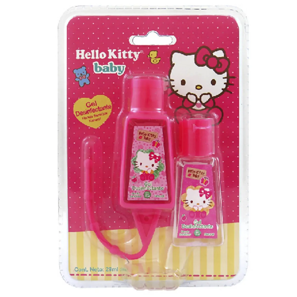 TUINIES - Gel Antibacterial Hello Kitty 29 ml. x 2 unid.
