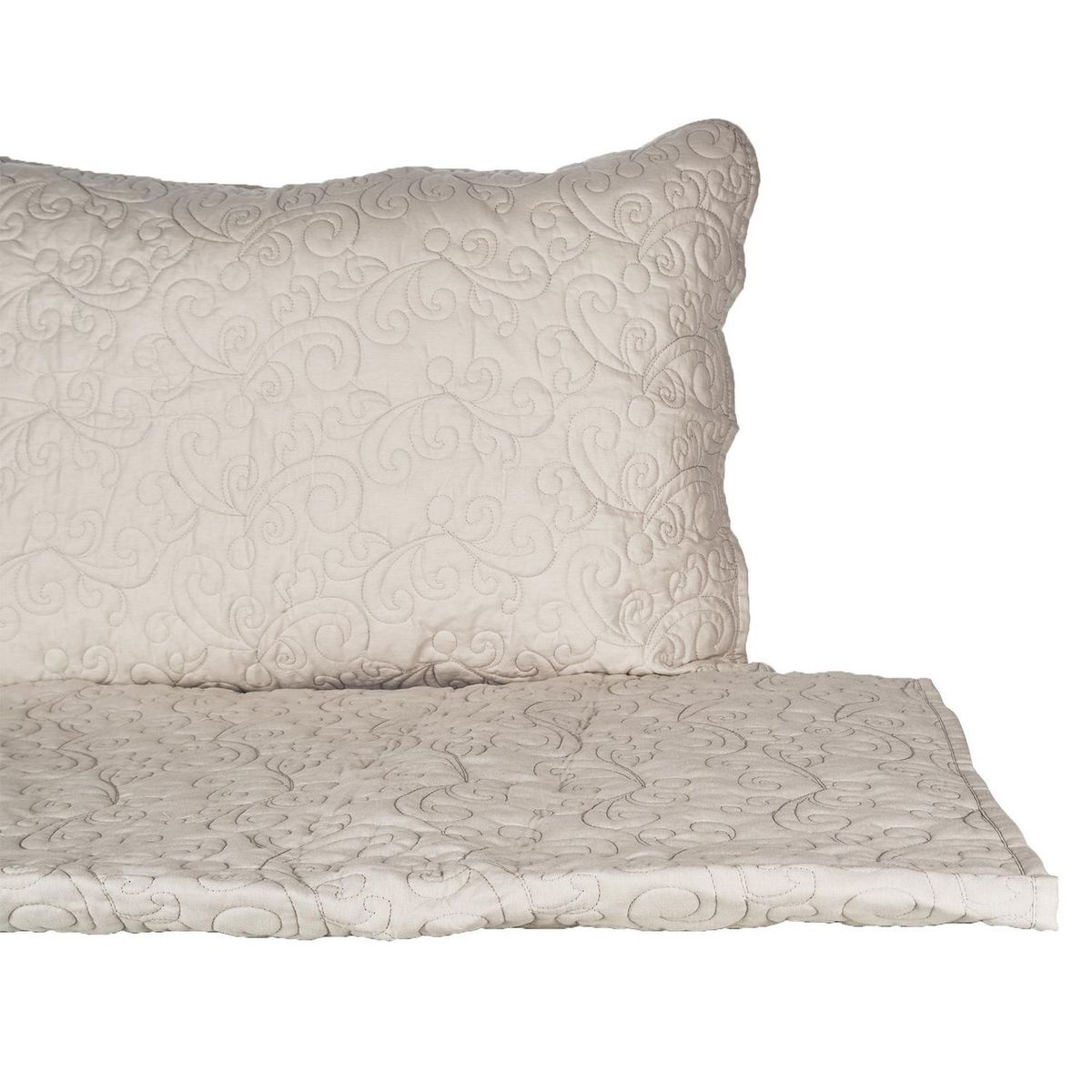 JUST HOME COLLECTION - Cubrecama Gris Plata 2 Plazas