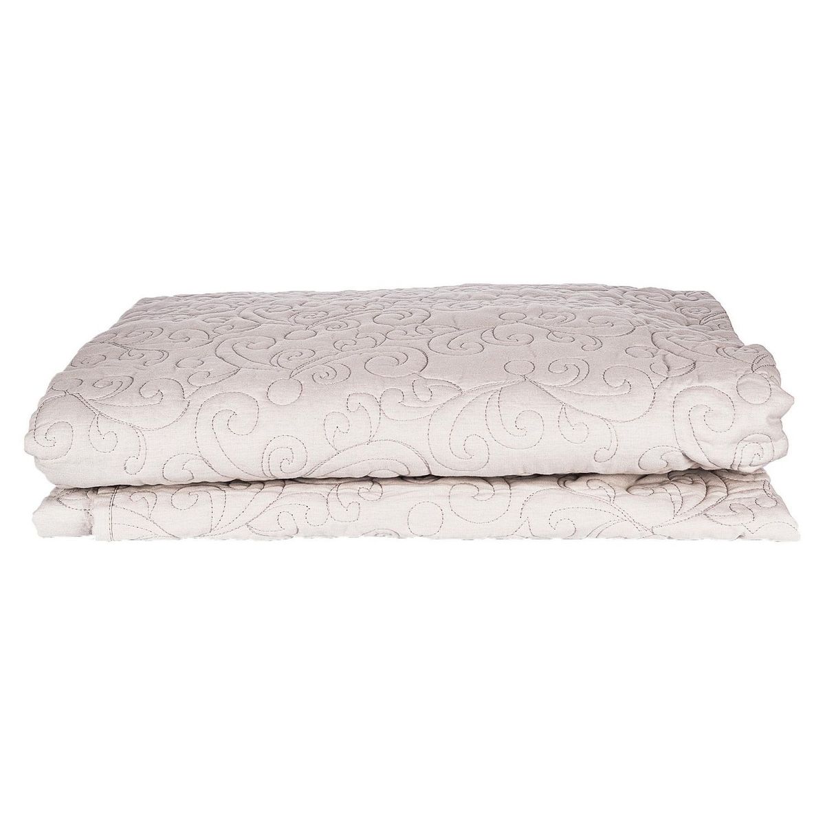 JUST HOME COLLECTION - Cubrecama Gris Plata 2 Plazas