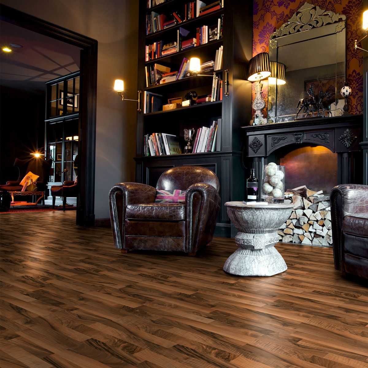 HOLZTEK - Piso LaminadoTicino Marrón AC3 7mm 2.39m2