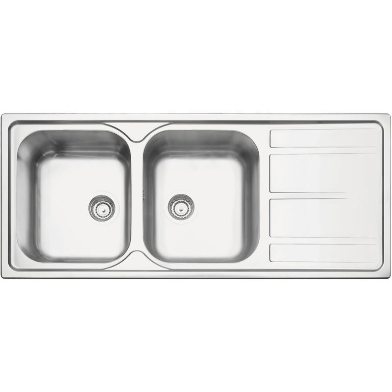 TRAMONTINA - Lavadero Empotrar Marea 02 Pozas C/escurridor 100x50 cm