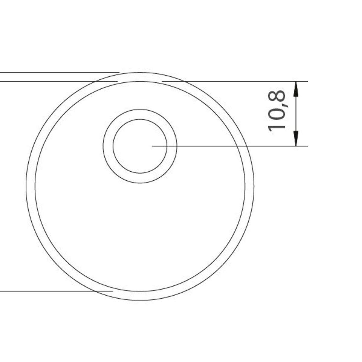 TRAMONTINA - Lavadero de Cocina Tramontina Cubeta 1 Poza 38cm
