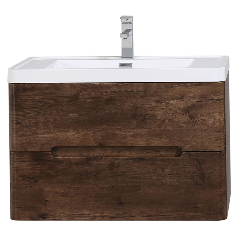 SENSI DACQUA - Mueble de Baño Vanitorio River Chocolate 80x48x50cm