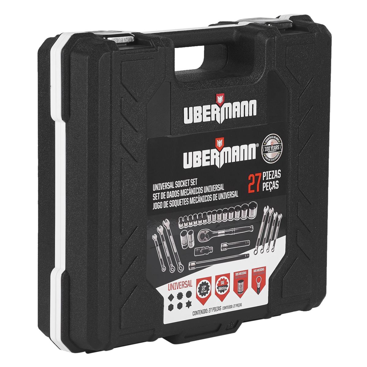 UBERMANN - Set De Dados Mecánicos Universal Ubermann 27 Unidades